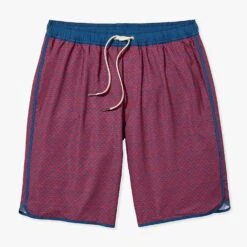 The Anchor | Nautical Red Wavy Geo -Fair Harbor ACH0 613 Nautical Red Wavy Geo 01