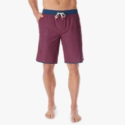 The Anchor | Nautical Red Wavy Geo -Fair Harbor ACH0 613 Nautical Red Wavy Geo 03