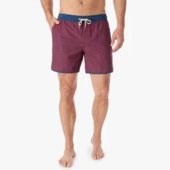 The Anchor | Nautical Red Wavy Geo -Fair Harbor ACH6 613 Nautical Red Wavy Geo 03