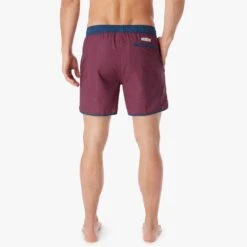 The Anchor | Nautical Red Wavy Geo -Fair Harbor ACH6 613 Nautical Red Wavy Geo 06