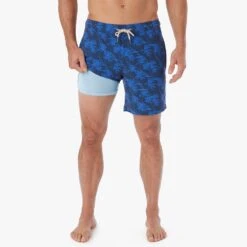 The Bayberry Trunk | Navy Windy Palms -Fair Harbor BAY7 434 Navy Windy Palms ONFIG 002