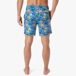 The Bayberry Trunk | Cobalt Tropical Skies -Fair Harbor BAY7 480 Cobalt Tropical Skies ONFIG 004