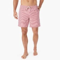 Fair Harbor -Fair Harbor BAY7 682 Red Seersucker ONFIG 001 a89f77e9 7cb7 4ee1 86de 0940ccaccc79