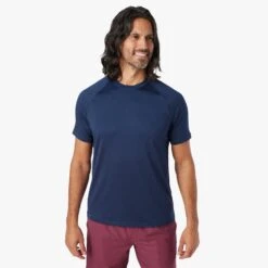 The BreezeKnit™ Tee | Dark Navy -Fair Harbor BZT1 401 Dark Navy ONFIG 001 70d8a733 7c35 42a0 b6cb 9347ad82520c