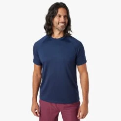 The BreezeKnit™ Tee | Dark Navy -Fair Harbor BZT1 401 Dark Navy ONFIG 022 ce181013 bdca 4709 bd8b 197995f7acae