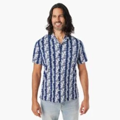 The Casablanca Shirt (3-Pack) -Fair Harbor CAS2 494 Navy Tropical Bandana ONFIG 002 7a9ddc36 890a 442a b053 646bcc9f04bf