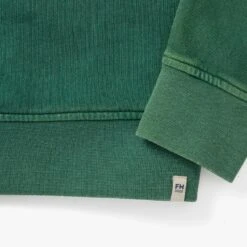 The Vintage-Wash Saltaire Crewneck | Coastal Green -Fair Harbor F22 SALTAIRECREWNECK COASTALGREEN DETAIL d80edbbb 7a2e 4757 a18a 038315c5814b
