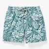 Kids Bayberry Trunk | Green Floral -Fair Harbor Kids Bayberry GreenHawaiiin 001 c21b4214 7ea0 4326 a344 8e2ad317d27b