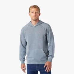 The Vintage-Wash Saltaire Hoodie | Slate -Fair Harbor SHO1 015 SLATE ONFIG 021 8a0d9c7e 4022 4ec9 9f4c 1fb9e4320ba4