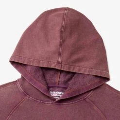 The Vintage-Wash Saltaire Hoodie | Burgundy -Fair Harbor SHO1 602 BURGUNDY FLAT 002 bd4cea58 57e0 483e 9f95 7bc6d768fddd