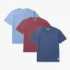 The Saltaire Tee (3-Pack) -Fair Harbor SaltaireTee 2Pack Navy LightBlue BeachRose