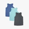 The SeaBreeze Tank (3-Pack) -Fair Harbor SeaBreezeTank 3Pack Indigo AntiguaSand Black