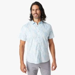 The Windward Shirt (3-Pack) -Fair Harbor WSS1 468 Light Blue Hibiscus ONFIG 001 0d45388f 41bb 4714 a52b d303b0418af1