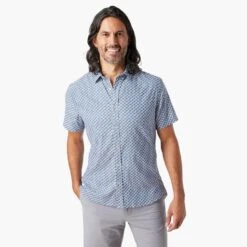 The Windward Shirt (2-Pack) -Fair Harbor WSS1 478 Navy Geo ONFIG 001 dfb69ed6 9c11 4971 aee1 a201fe6ea1d4