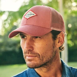The Maritime Trucker Hat | Washed Red -Fair Harbor fh miami may2023 08844 2a1b1ba2 fa08 4ae4 b1b9 41a00915348d